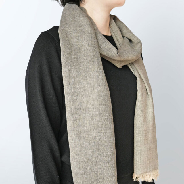 ヘリンボーンストール/銀座紀州備長炭ショップ 掌 オンラインショップ