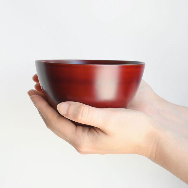 一文字椀/大 透き溜 [輪島キリモト]/【備長炭専門店】 銀座紀州備長炭