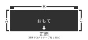 オプションA正面コグチ以外のコグチの化粧