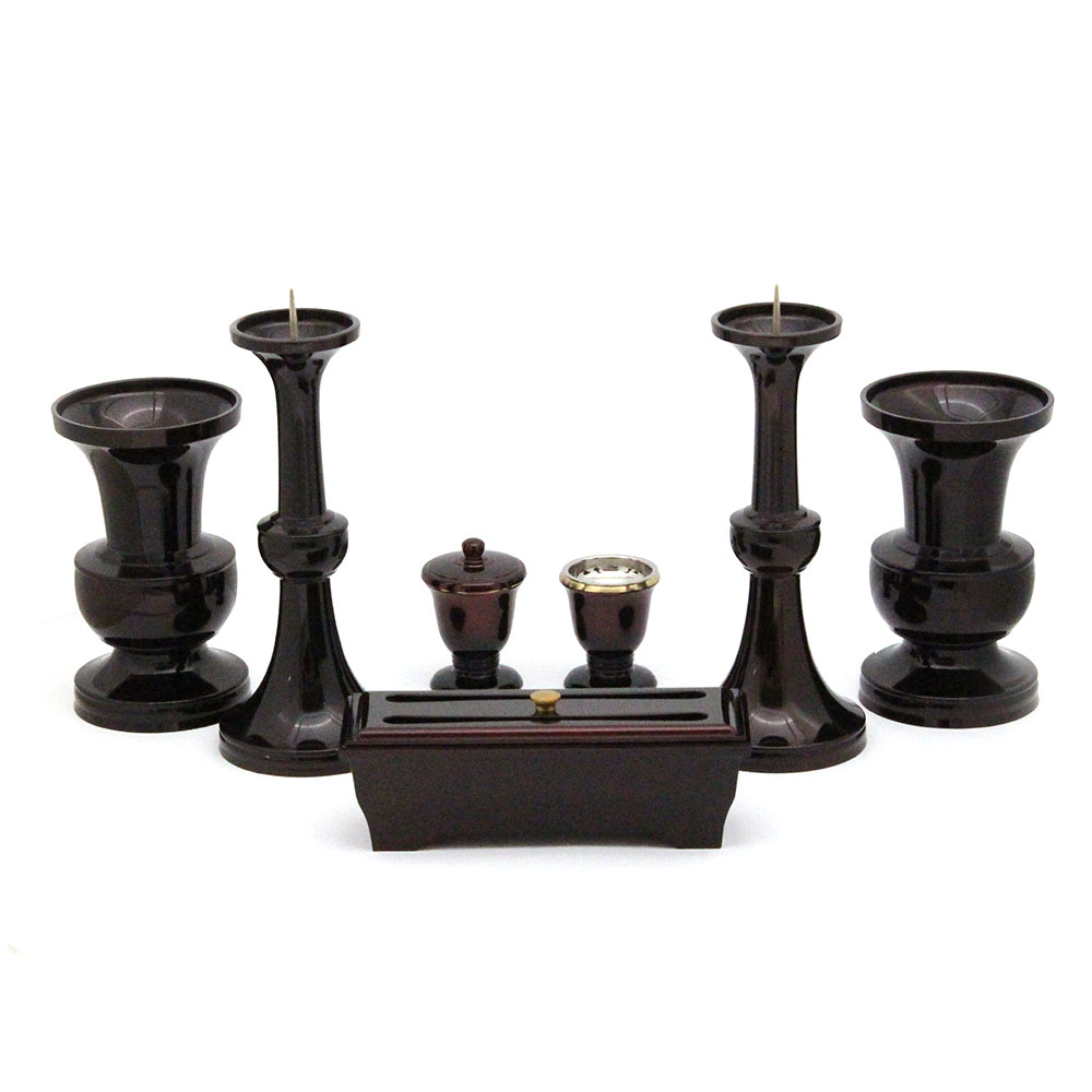 仏具7点セット 新成型 ワイン