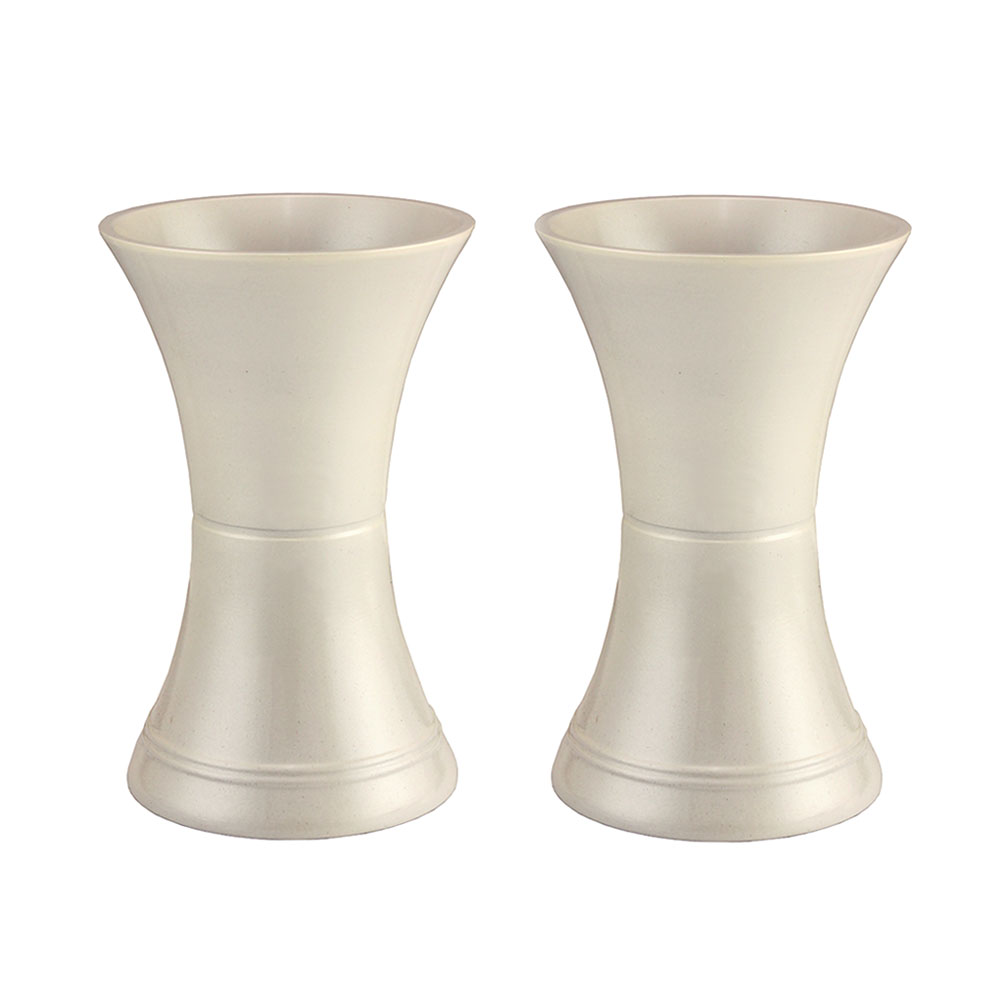 花立(対) 彩 4.5寸 白