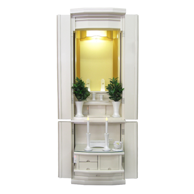 家具調仏壇 ブランチ パールホワイト