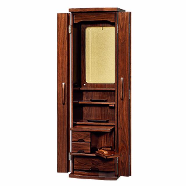 レスぺ 防塵厨子 ウォールナット調