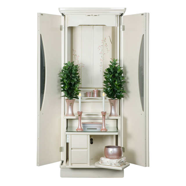 家具調仏壇 新世紀2型 パールホワイト