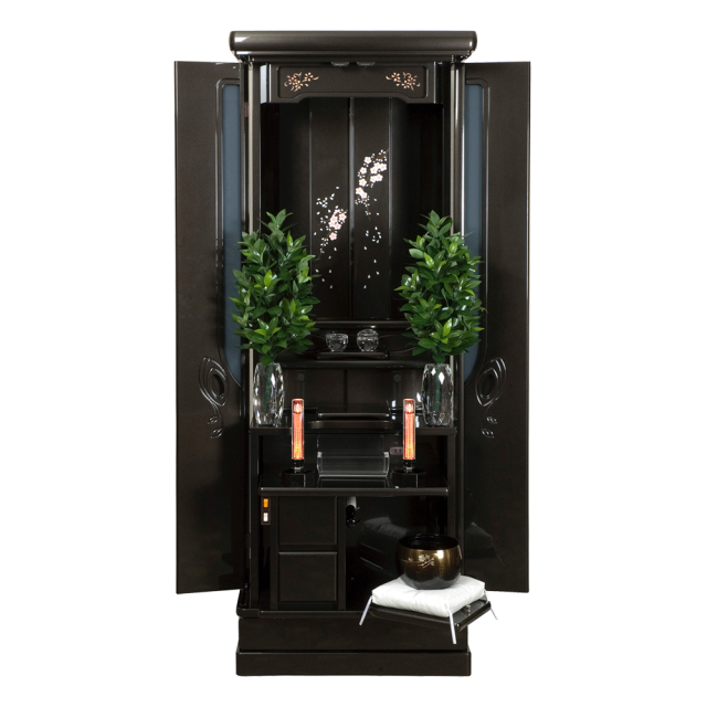 家具調仏壇 ティアナ ブラックメタリック