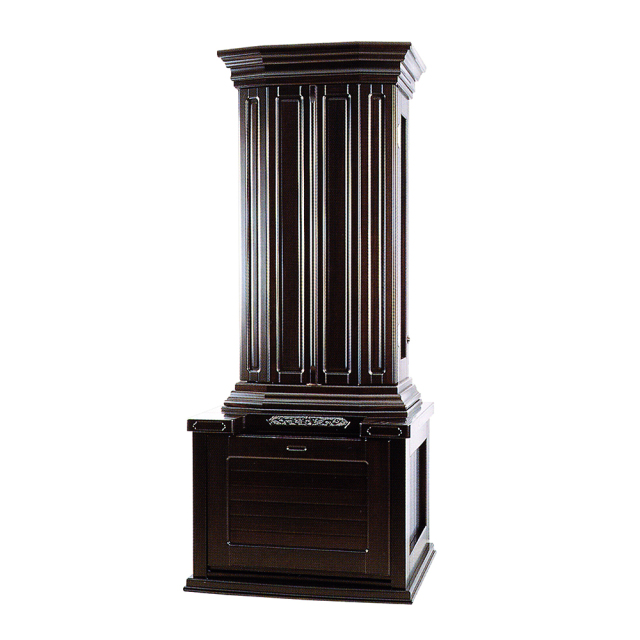 厨子型仏壇 カレン 経机一体型 黒檀