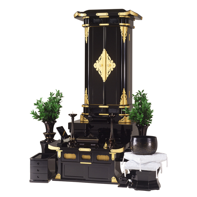 厨子型仏壇 正徳26 黒檀調