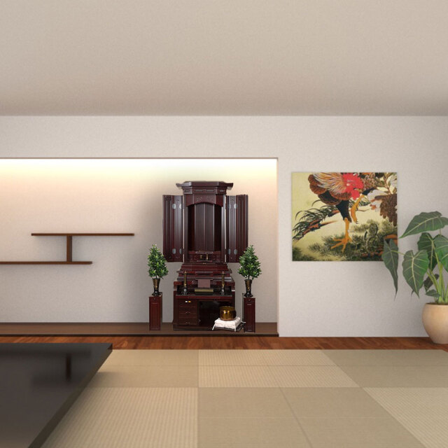 厨子型仏壇 友舞 紫檀