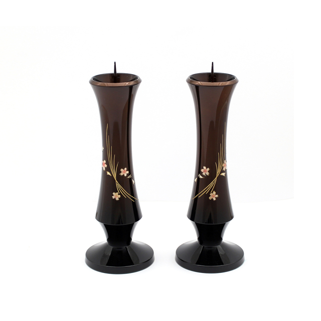 仏具7点セット なごみ クリスタルクリゲ 桜彫金