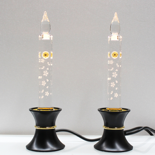 ダイヤローソク　電池式　黒　21型 電池ダイヤローソク 21型｜創価学会仏壇 田中仏壇店