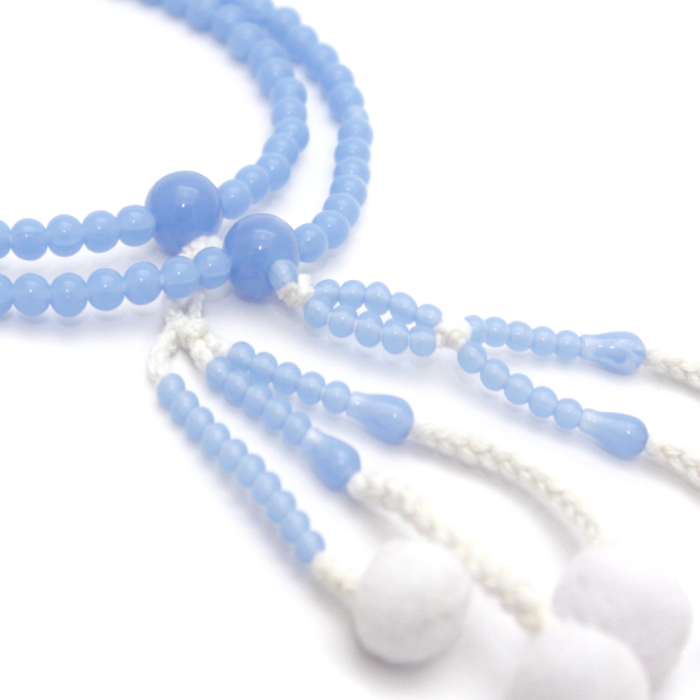 PC念珠 女性用 アクアマリン
