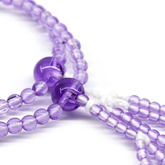 女性用念珠 紫水晶｜創価学会仏壇・仏具・数珠 田中仏壇店