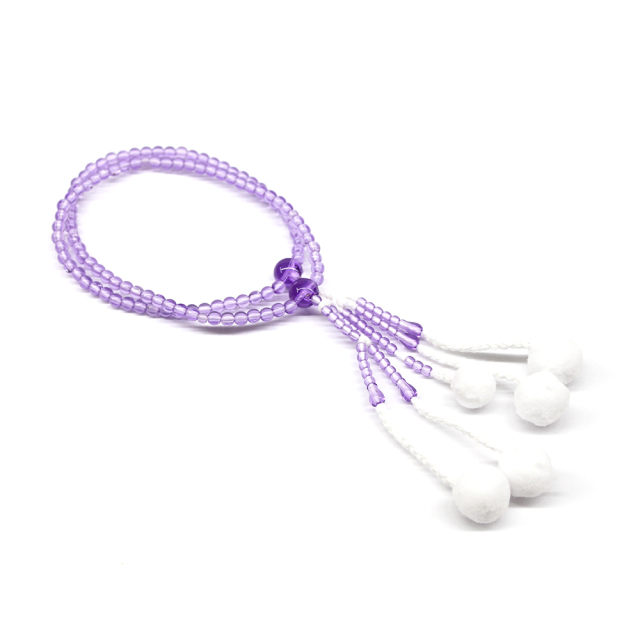 女性用念珠 紫水晶｜創価学会仏壇・仏具・数珠 田中仏壇店