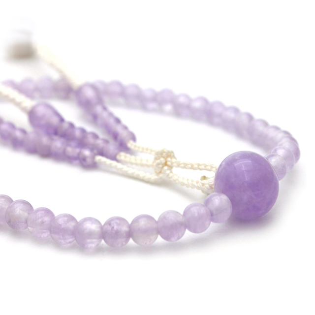 女性用念珠 ラベンダーアメジスト｜創価学会仏壇・仏具・数珠 田中仏壇店