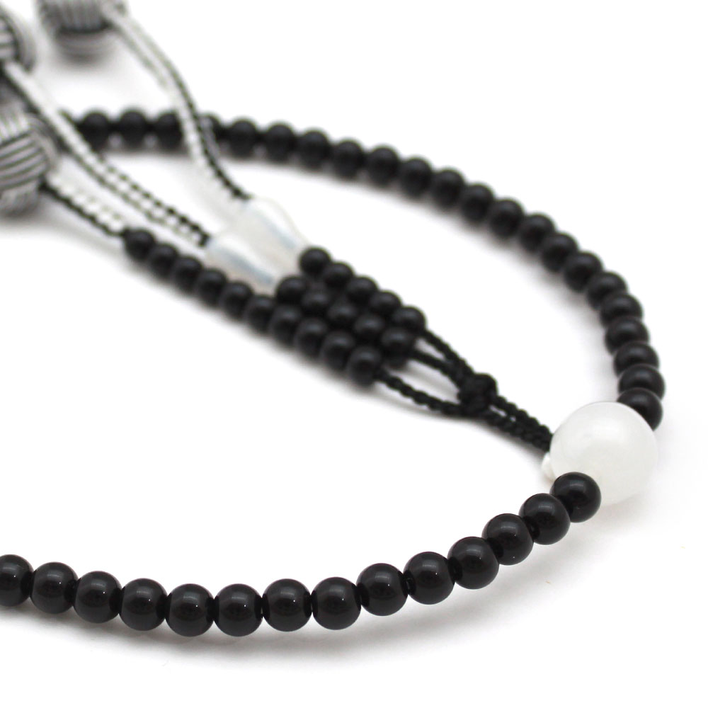 PC念珠 男女兼用 クールブラック