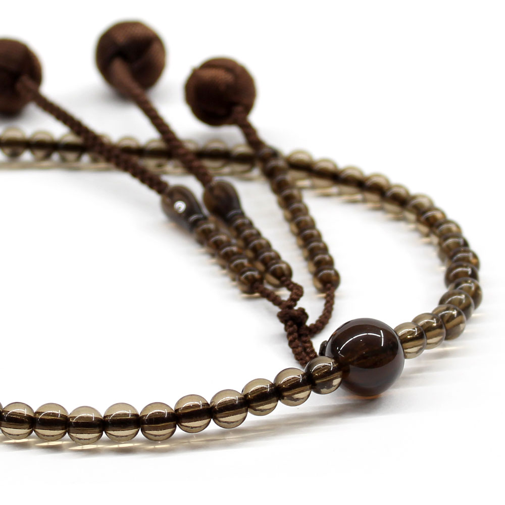 PC念珠 男女兼用 クールブラウン