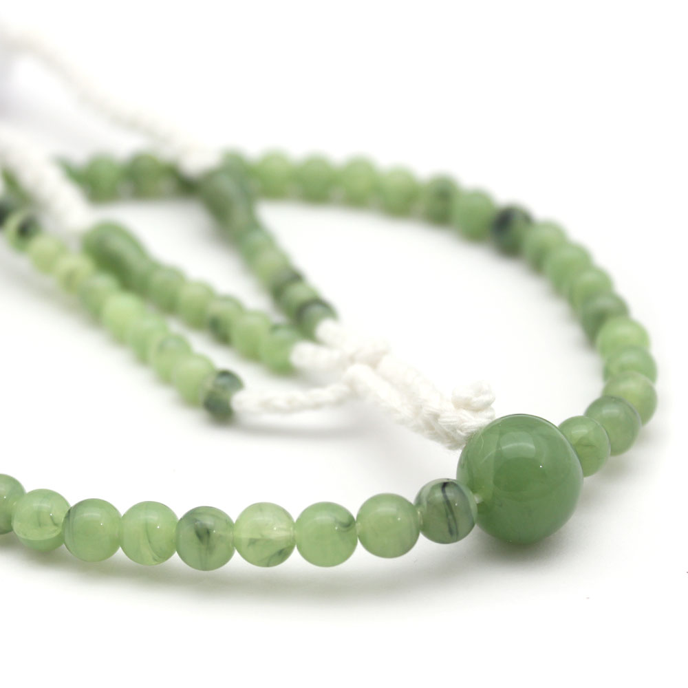 男性用念珠 雲ヒスイ｜創価学会仏壇・仏具 田中仏壇店