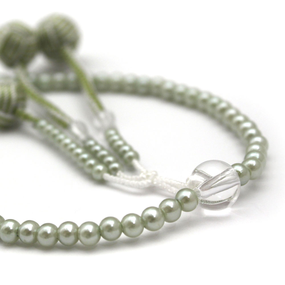 PC念珠 女性用 メロディー グリーン