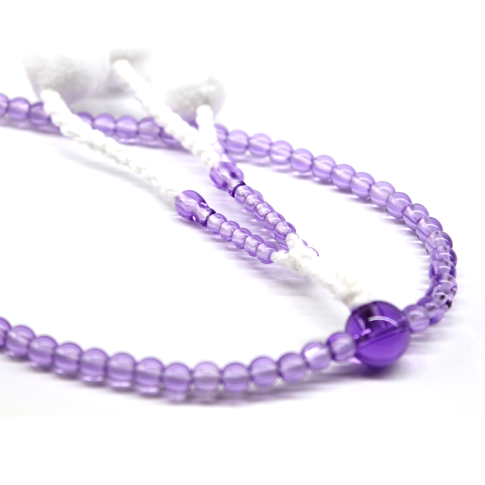 女性用念珠 紫水晶｜創価学会仏壇・仏具・数珠 田中仏壇店