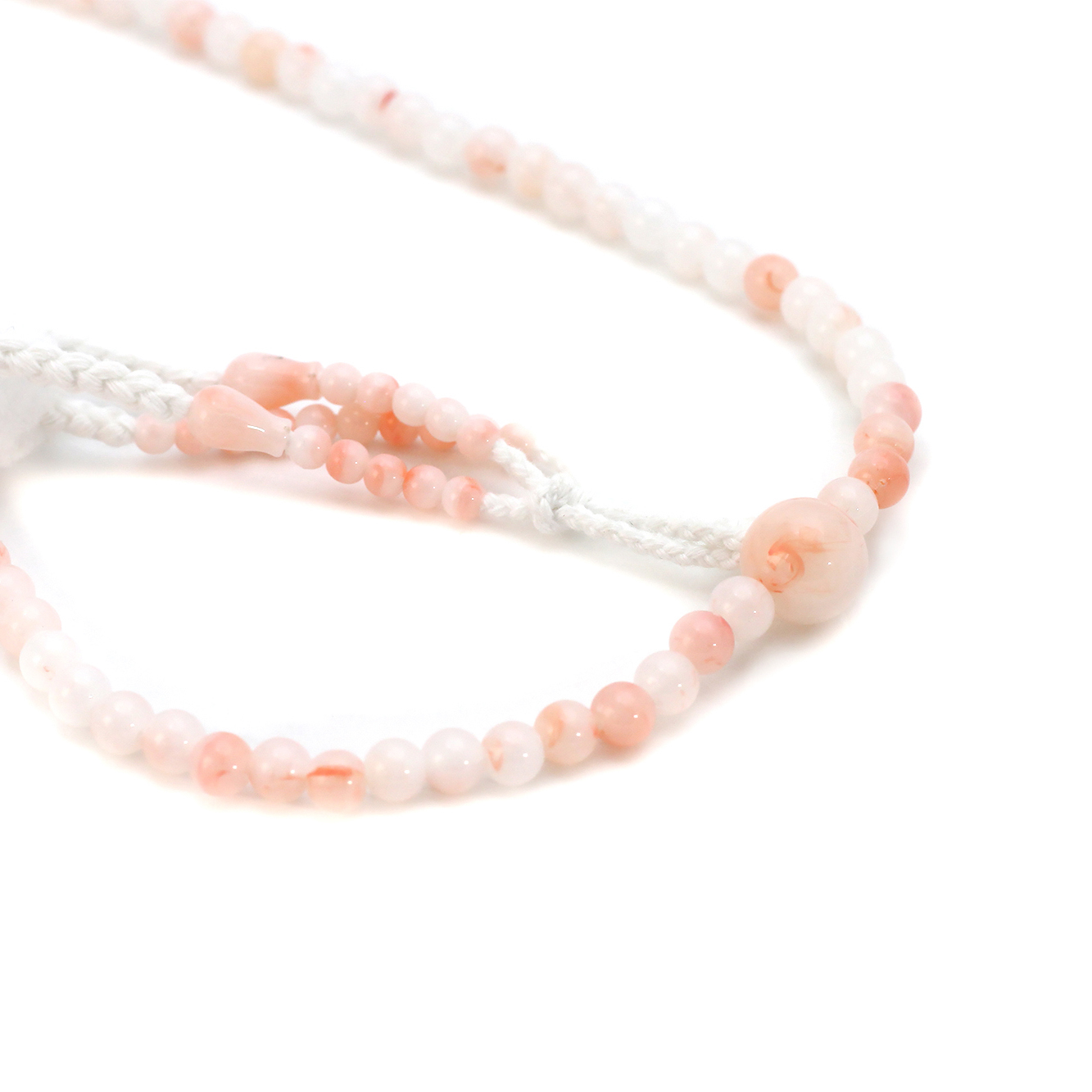 女性用念珠 ピンクサンゴ｜創価学会仏壇・仏具・数珠 田中仏壇店