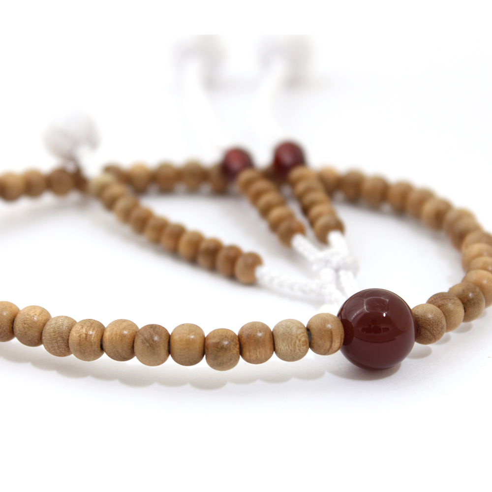 女性用念珠 桜と瑪瑙｜創価学会仏壇・仏具 田中仏壇店