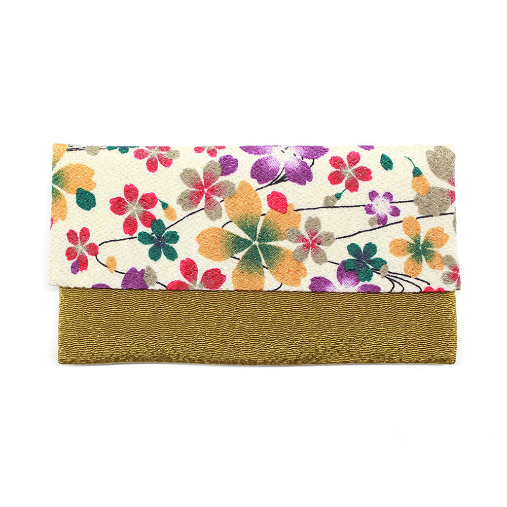 念珠入れ ちりめん桜 からし