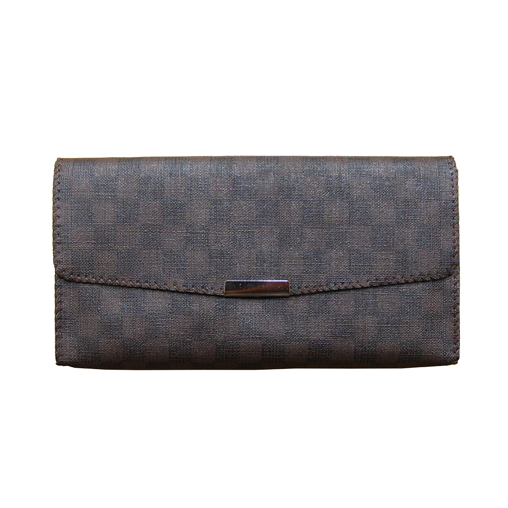 念珠入れ 市松 茶