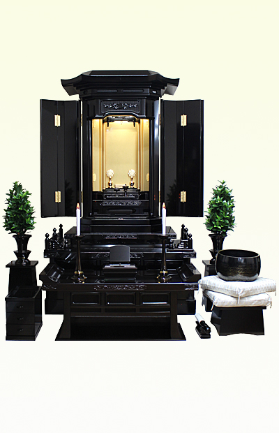 秀峰40 黒檀｜創価学会仏壇・仏具・数珠 田中仏壇店