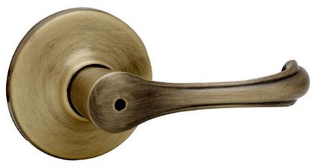 レバーセット ドリアン, アンティーク色　【トイレ錠】