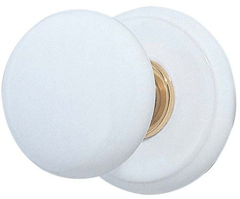 ノブセット アイスホワイト, PORCELAIN　【６色有り】