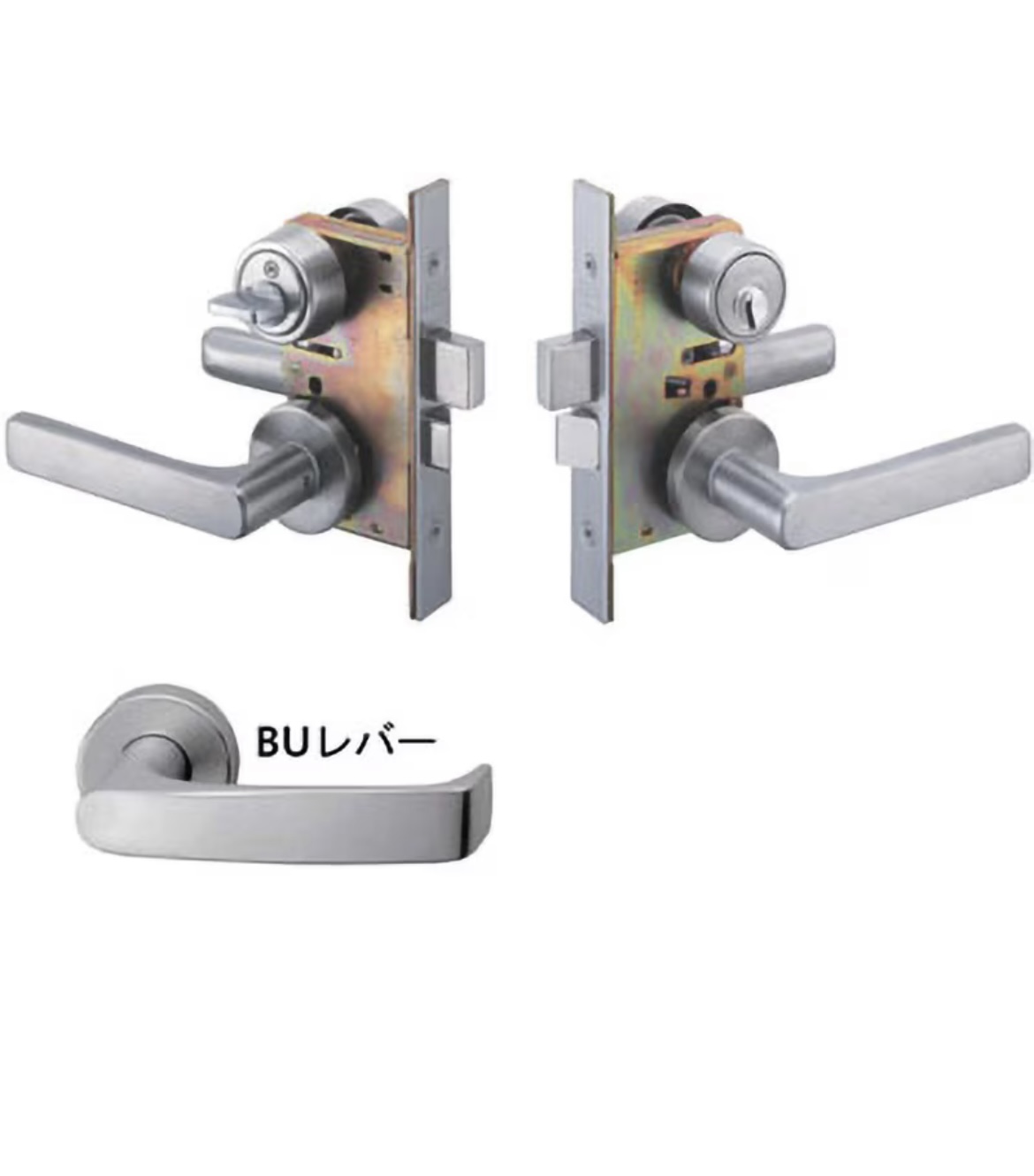 カギ付レバーハンドル　シリンダーサムターン錠　個室部屋　(商品コード：goal-001)　オプション金物