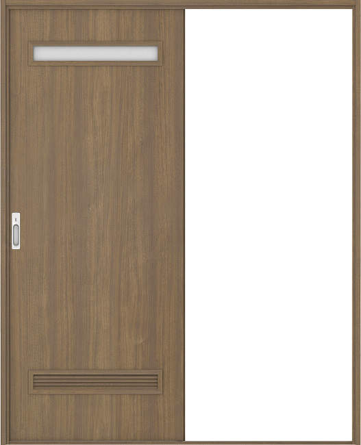 オーダー室内用ハイグレード　片引戸　三方枠付　Vレール　（higt-grade-ks-04）枠外高さ：～1850mm以下×枠外幅：1850mm以下対応です。オーダー建具できます。