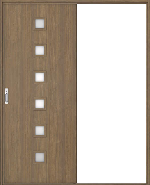 オーダー室内用ハイグレード　片引戸　三方枠付　Vレール　（higt-grade-ks-07）枠外高さ：～1850mm以下×枠外幅：1850mm以下対応です。オーダー建具できます。