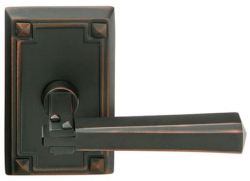 レバーハンドルセット アーツ&クラフツ, RECTANGULAR　【３色有り】