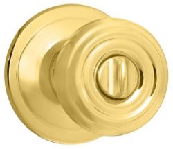 ノブセット キャメロン, ポリッシュドブラス色　【トイレ錠】