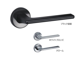 レバーハンドル空錠タイプ　ブラック　黒（商品コード：m-056）オプション金物品