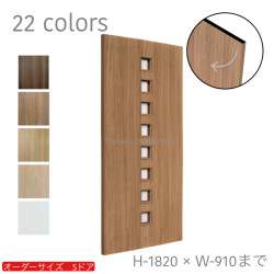 オーダードア　室内ドア対応　木製建具　(商品コード：ds-010) 　高さ：1000mm～1820mm以下×幅：910mm以下対応です。【条件付き送料無料】オーダー　リフォーム　片開き　表面材カラーお選び頂けます。ご希望サイズでお届けいたします