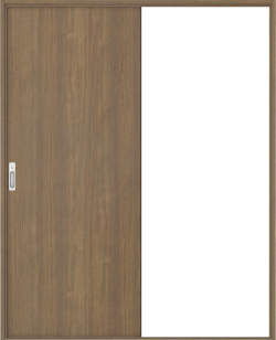 オーダー室内用ハイグレード　片引戸　三方枠付　Vレール　（higt-grade-ks-01 ）枠外高さ：～1850mm以下×枠外幅：1850mm以下対応です。オーダー建具できます。