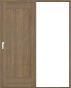 オーダー室内用ハイグレード　片引戸　三方枠付　Vレール　（higt-grade-ks-02）枠外高さ：～1850mm以下×枠外幅：1850mm以下対応です。オーダー建具できます。