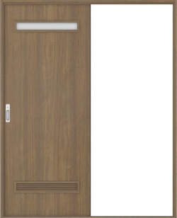オーダー室内用ハイグレード　片引戸　三方枠付　Vレール　（higt-grade-ks-04）枠外高さ：～1850mm以下×枠外幅：1850mm以下対応です。オーダー建具できます。