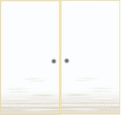 観音開き　両開き　【Sサイズ→高さ:200mm～1000mm以下×幅:1820mm以下対応】オーダー押入れ襖　観音開き（fks-002）　　　　No/３０２