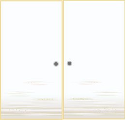 観音開き　両開き　【Sサイズ→高さ:200mm～1000mm以下×幅:1820mm以下対応】オーダー押入れ襖　観音開き（fks-002）　　　　No/３０２