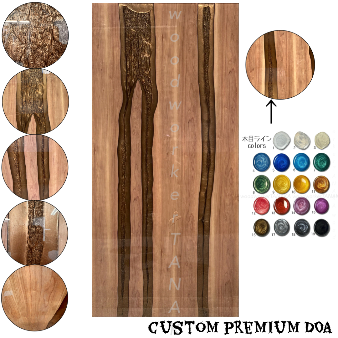 オーダードア　室内ドア対応　カスタムプレミアム光沢ドア　(商品コード：ds-river-001) 　高さ：1000mm～1820mm以下×幅：910mm以下対応です。【条件付き送料無料】オーダー　リフォーム　片開き　ご希望サイズでお届けいたします　CUSTOM　premium DOA