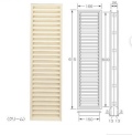 室内用建具　縦型　樹脂ルーバー　(商品コード：m-032-1)　オプション金物