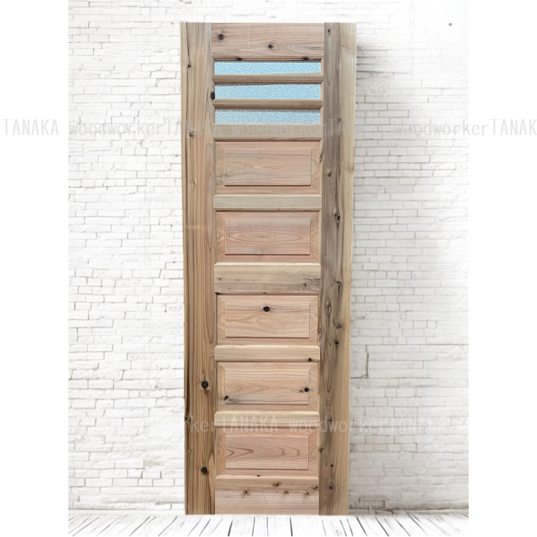 オーダードア　室内建具　　(商品コード：cedar-s-001) 　高さ：1000mm～1820mm以下×幅：910mm以下対応です。【条件付き送料無料】オーダー　リフォーム　片開き　ご希望サイズでお届けいたします。枠はそのままで中身交換