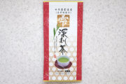 深蒸し茶　１００ｇ入　（朱-雫）