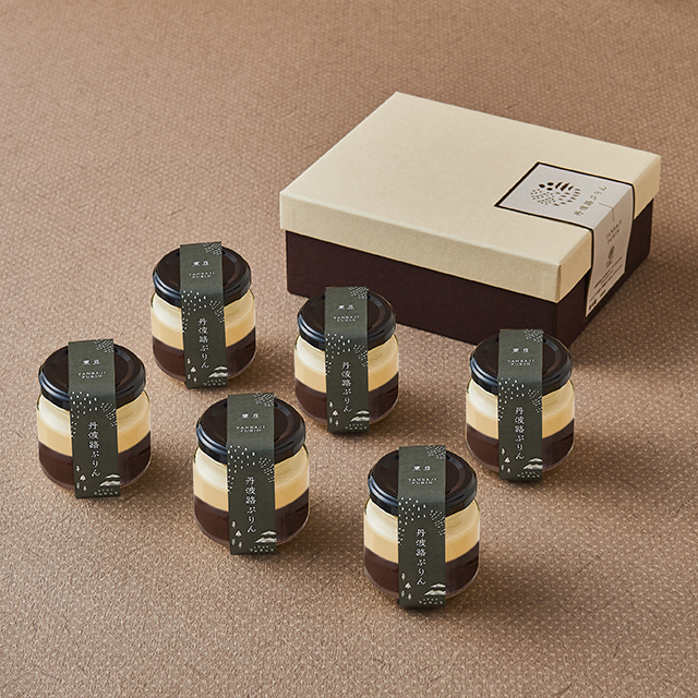 丹波路 「黒豆プリン」 6個入り