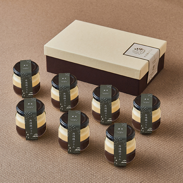 出産内祝い 丹波路 「黒豆プリン」 7個入り