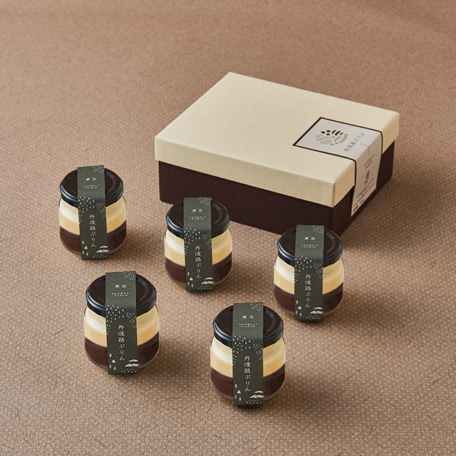 丹波路 「黒豆プリン」 5個入り