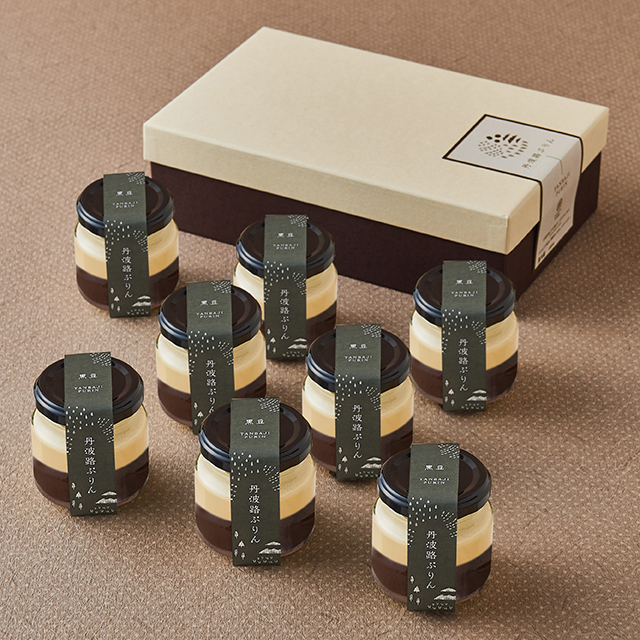 丹波路 「黒豆プリン」 8個入り